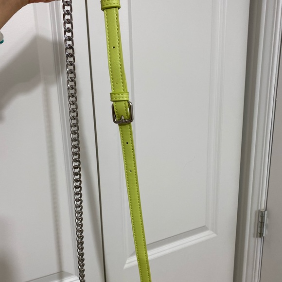 Nub tweed green  faux leather shoulder & cross body bag - Picture 8 of 8